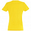 Футболка женская Imperial Women 190, желтая с логотипом в Санкт-Петербурге заказать по выгодной цене в кибермаркете AvroraStore