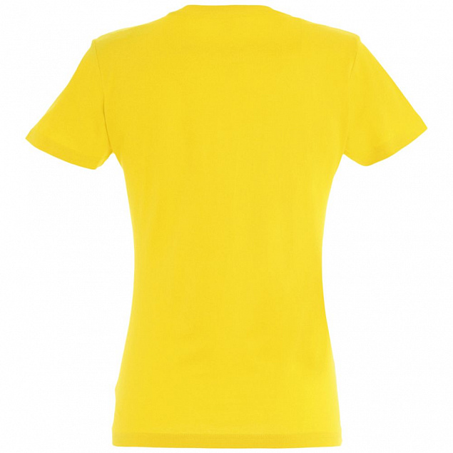 Футболка женская Imperial Women 190, желтая с логотипом в Санкт-Петербурге заказать по выгодной цене в кибермаркете AvroraStore