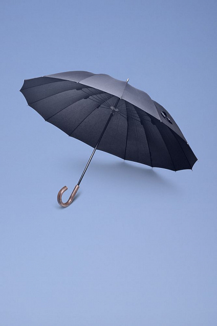 Зонт-трость Big Boss, черный с логотипом в Санкт-Петербурге заказать по выгодной цене в кибермаркете AvroraStore