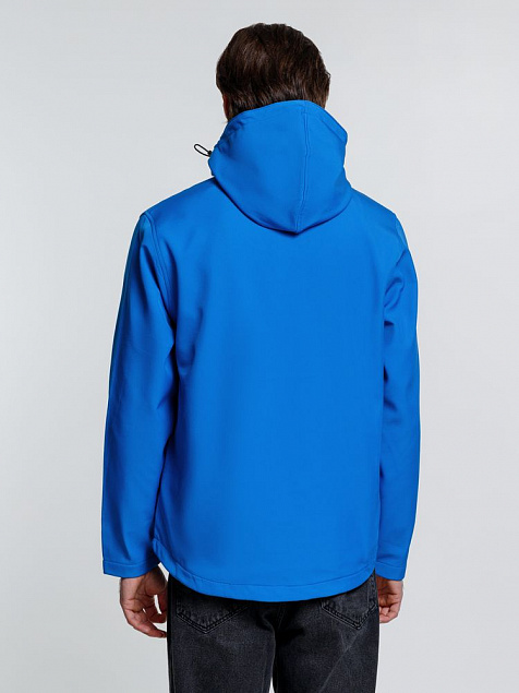 Куртка софтшелл мужская Zagreb, ярко-синяя с логотипом в Санкт-Петербурге заказать по выгодной цене в кибермаркете AvroraStore