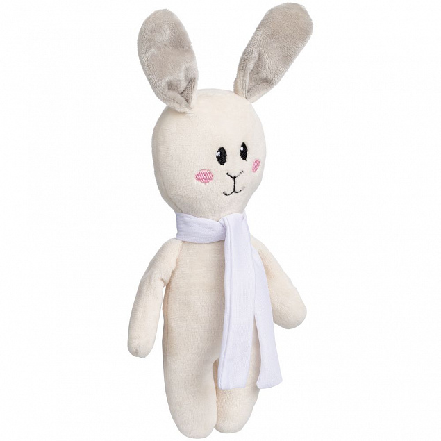 Игрушка Beastie Toys, заяц с белым шарфом с логотипом в Санкт-Петербурге заказать по выгодной цене в кибермаркете AvroraStore