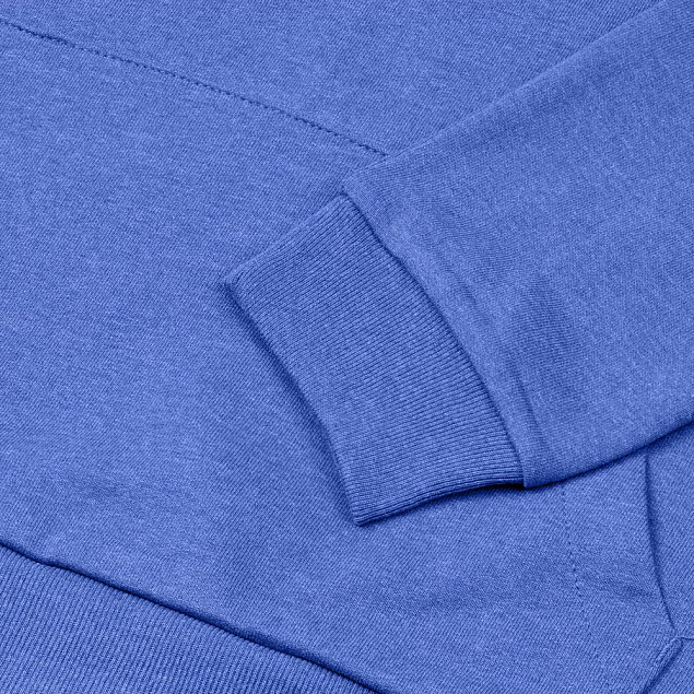 Толстовка с капюшоном унисекс Hoodie, ярко-синий меланж с логотипом в Санкт-Петербурге заказать по выгодной цене в кибермаркете AvroraStore