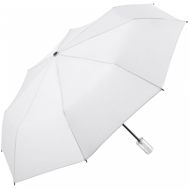 Зонт складной Fillit, белый с логотипом в Санкт-Петербурге заказать по выгодной цене в кибермаркете AvroraStore