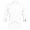 Рубашка женская с рукавом 3/4 EFFECT 140, белая с логотипом в Санкт-Петербурге заказать по выгодной цене в кибермаркете AvroraStore