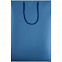 Пакет бумажный «Блеск», средний, синий с логотипом в Санкт-Петербурге заказать по выгодной цене в кибермаркете AvroraStore