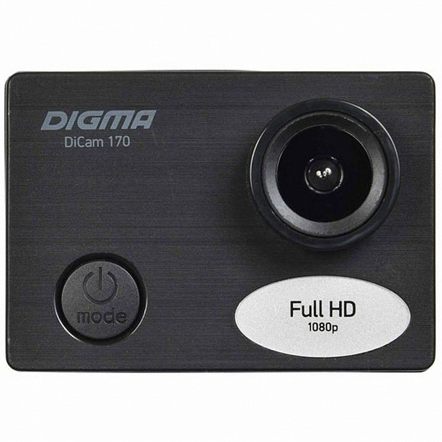 Экшн-камера Digma DiCam 170, черная с логотипом в Санкт-Петербурге заказать по выгодной цене в кибермаркете AvroraStore
