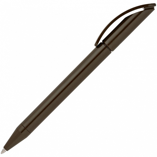 Ручка шариковая Prodir DS3 TJJ Regenerated, серо-коричневая с логотипом в Санкт-Петербурге заказать по выгодной цене в кибермаркете AvroraStore