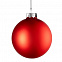 Елочный шар Finery Matt, 10 см, матовый красный с логотипом в Санкт-Петербурге заказать по выгодной цене в кибермаркете AvroraStore