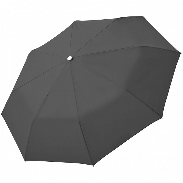 Зонт складной Fiber Alu Light, черный с логотипом в Санкт-Петербурге заказать по выгодной цене в кибермаркете AvroraStore