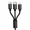 Провод зарядный 3-в-1 CONNEQ: Micro USB, Lighting, Type C, длина 1 метр, в коробке с логотипом в Санкт-Петербурге заказать по выгодной цене в кибермаркете AvroraStore
