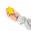 Антистресс «Звезда», желтый с логотипом в Санкт-Петербурге заказать по выгодной цене в кибермаркете AvroraStore
