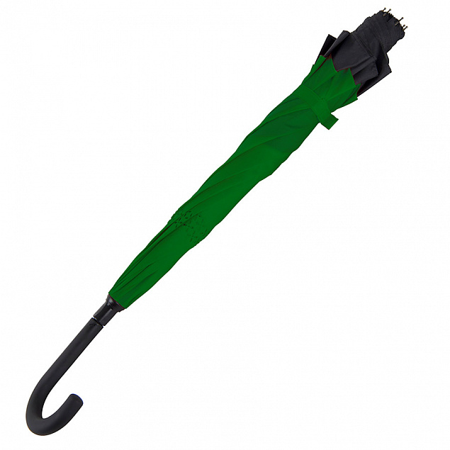 Зонт-трость "наоборот" ORIGINAL, пластиковая ручка, механический с логотипом в Санкт-Петербурге заказать по выгодной цене в кибермаркете AvroraStore