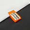 Лейбл тканевый Epsilon, S, оранжевый неон с логотипом в Санкт-Петербурге заказать по выгодной цене в кибермаркете AvroraStore