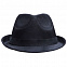 Шляпа Gentleman, черная с черной лентой с логотипом в Санкт-Петербурге заказать по выгодной цене в кибермаркете AvroraStore