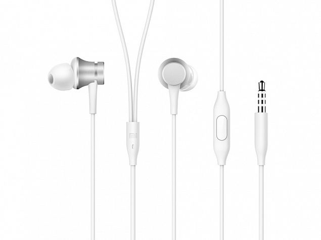 Наушники Mi In-Ear Headphones Basic Silver HSEJ03JY (ZBW4355TY) с логотипом в Санкт-Петербурге заказать по выгодной цене в кибермаркете AvroraStore
