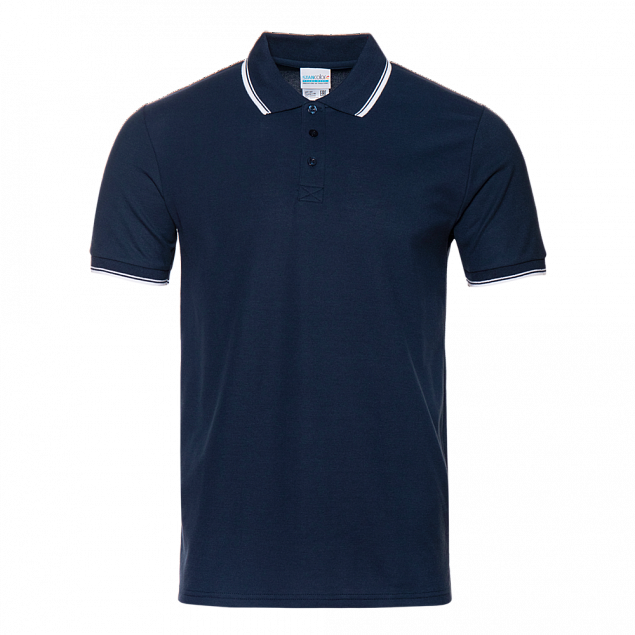 Рубашка поло Рубашка мужская 04T Тёмно-синий с логотипом в Санкт-Петербурге заказать по выгодной цене в кибермаркете AvroraStore