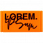 Лейбл из ПВХ Dzeta, S, оранжевый неон с логотипом в Санкт-Петербурге заказать по выгодной цене в кибермаркете AvroraStore
