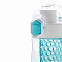 Герметичная бутылка для воды с контейнером для фруктов Honeycomb, бирюзовый с логотипом в Санкт-Петербурге заказать по выгодной цене в кибермаркете AvroraStore