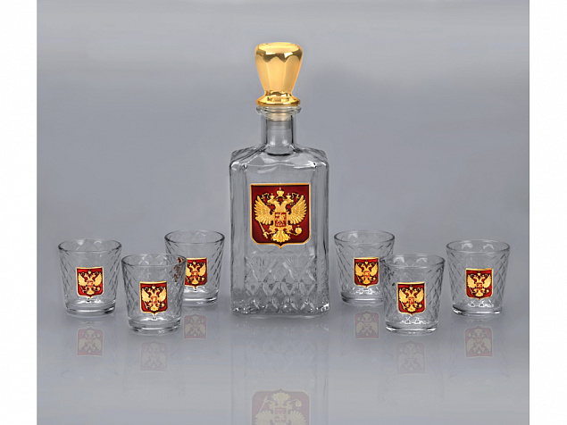 Набор для водки "Отчизна" с логотипом в Санкт-Петербурге заказать по выгодной цене в кибермаркете AvroraStore