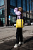 Шоппер Superbag Bubble (желтый с черным) с логотипом в Санкт-Петербурге заказать по выгодной цене в кибермаркете AvroraStore