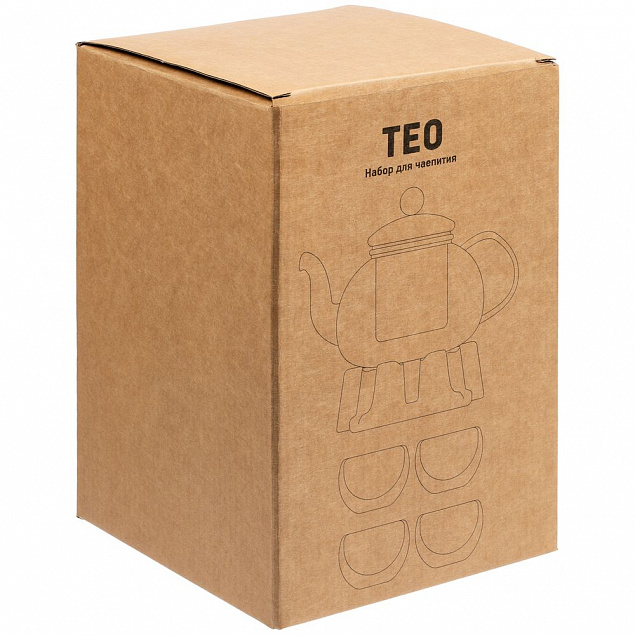 Чайный набор на 4 персоны Teo с логотипом в Санкт-Петербурге заказать по выгодной цене в кибермаркете AvroraStore