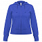 Толстовка женская Hooded Full Zip ярко-синяя с логотипом в Санкт-Петербурге заказать по выгодной цене в кибермаркете AvroraStore