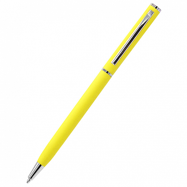 Ручка шариковая металлическая Tinny Soft - Желтый KK с логотипом в Санкт-Петербурге заказать по выгодной цене в кибермаркете AvroraStore
