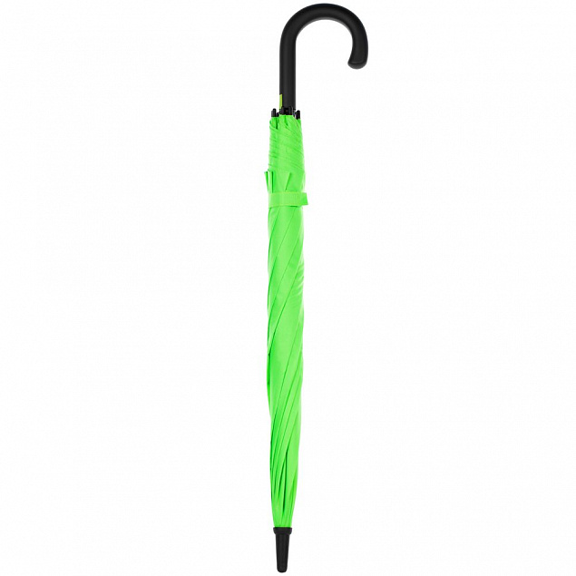 Зонт-трость Undercolor с цветными спицами, зеленое яблоко с логотипом в Санкт-Петербурге заказать по выгодной цене в кибермаркете AvroraStore