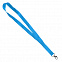 Ланъярд NECK, голубой, полиэстер, 2х50 см с логотипом в Санкт-Петербурге заказать по выгодной цене в кибермаркете AvroraStore