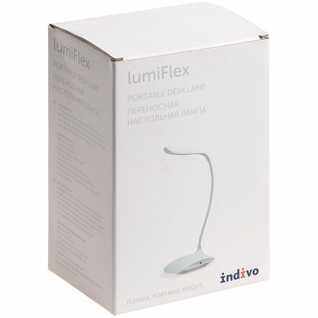 Беспроводная настольная лампа lumiFlex с логотипом в Санкт-Петербурге заказать по выгодной цене в кибермаркете AvroraStore