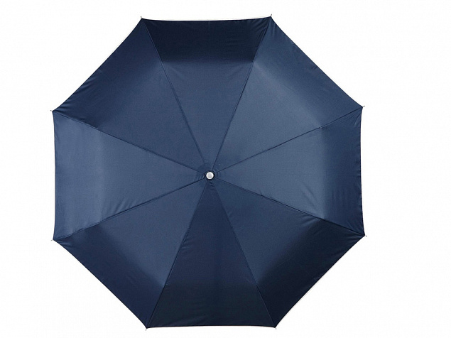 Зонт складной Линц, механический 21, темно-синий с логотипом в Санкт-Петербурге заказать по выгодной цене в кибермаркете AvroraStore