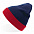 Шапка вязаная  двойная "Wind", с отворотом_красный,100% акрил  с логотипом в Санкт-Петербурге заказать по выгодной цене в кибермаркете AvroraStore