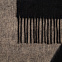 Палантин Charming, черный с бежевым с логотипом в Санкт-Петербурге заказать по выгодной цене в кибермаркете AvroraStore