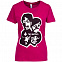 Футболка женская «Меламед. The Beatles», ярко-розовая (фуксия) с логотипом в Санкт-Петербурге заказать по выгодной цене в кибермаркете AvroraStore