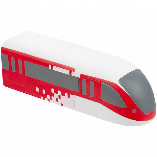 Антистресс «Поезд», белый с красным с логотипом в Санкт-Петербурге заказать по выгодной цене в кибермаркете AvroraStore
