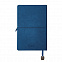 Ежедневник недатированный Fusion, А5, синий, кремовый блок, синий срез с логотипом в Санкт-Петербурге заказать по выгодной цене в кибермаркете AvroraStore