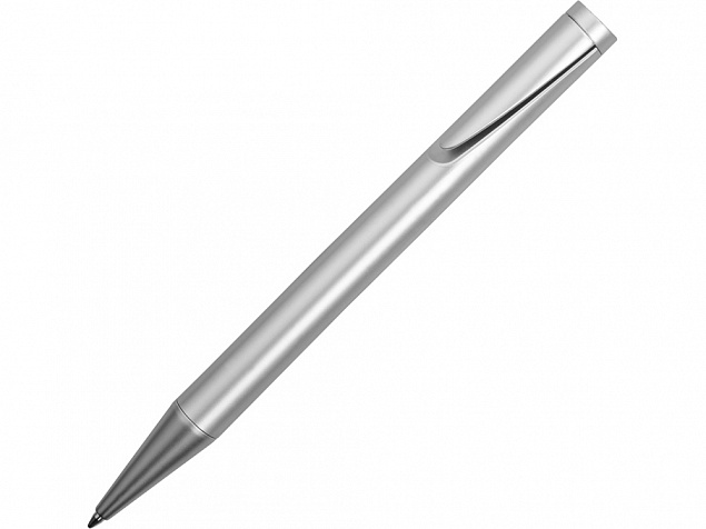Ручка шариковая Carve, серебристый с логотипом в Санкт-Петербурге заказать по выгодной цене в кибермаркете AvroraStore