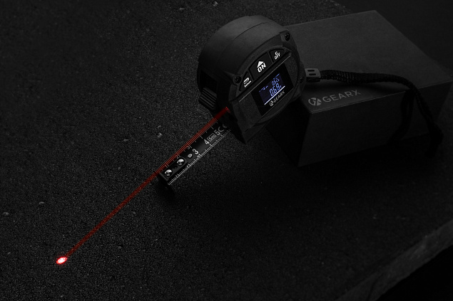 Рулетка 5 м Gear X с лазерным дальномером 30 м с логотипом в Санкт-Петербурге заказать по выгодной цене в кибермаркете AvroraStore