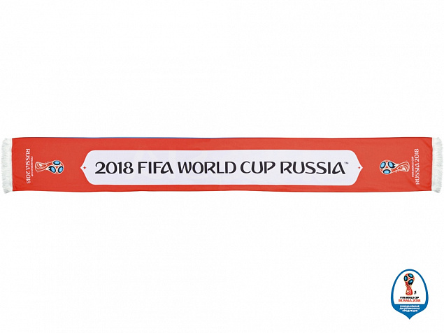 Шарф Россия трикотажный 2018 FIFA World Cup Russia™ с логотипом в Санкт-Петербурге заказать по выгодной цене в кибермаркете AvroraStore