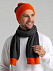 Шапка Snappy, темно-серая с оранжевым с логотипом в Санкт-Петербурге заказать по выгодной цене в кибермаркете AvroraStore