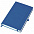 Бизнес-блокнот "Justy", 130*210 мм, светло-голубой, твердая обложка,  резинка 7 мм, блок-линейка с логотипом в Санкт-Петербурге заказать по выгодной цене в кибермаркете AvroraStore