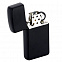 Зажигалка Zippo Slim Matt, матовая черная с логотипом в Санкт-Петербурге заказать по выгодной цене в кибермаркете AvroraStore