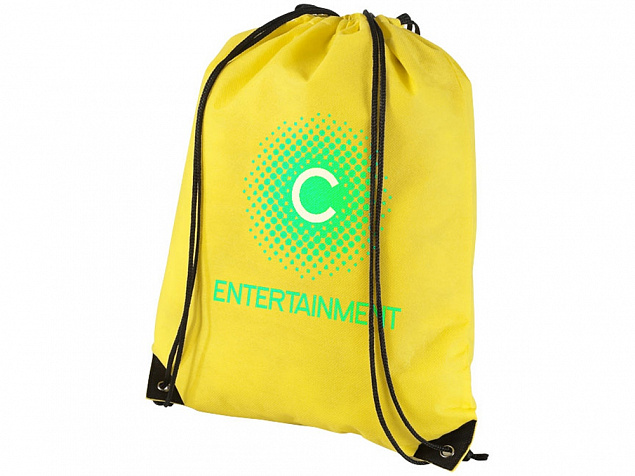 Рюкзак-мешок Evergreen, желтый с логотипом в Санкт-Петербурге заказать по выгодной цене в кибермаркете AvroraStore