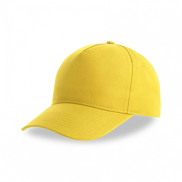 Бейсболка RECY FIVE, желтый, 5 клиньев, 100 % переработанный полиэстер, липучка с логотипом в Санкт-Петербурге заказать по выгодной цене в кибермаркете AvroraStore