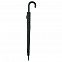 Зонт-трость Lui, черный с логотипом в Санкт-Петербурге заказать по выгодной цене в кибермаркете AvroraStore