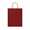 Пакет бумажный ROBLE, Красный с логотипом в Санкт-Петербурге заказать по выгодной цене в кибермаркете AvroraStore