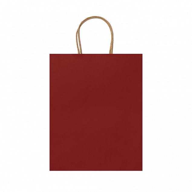 Пакет бумажный ROBLE, Красный с логотипом в Санкт-Петербурге заказать по выгодной цене в кибермаркете AvroraStore