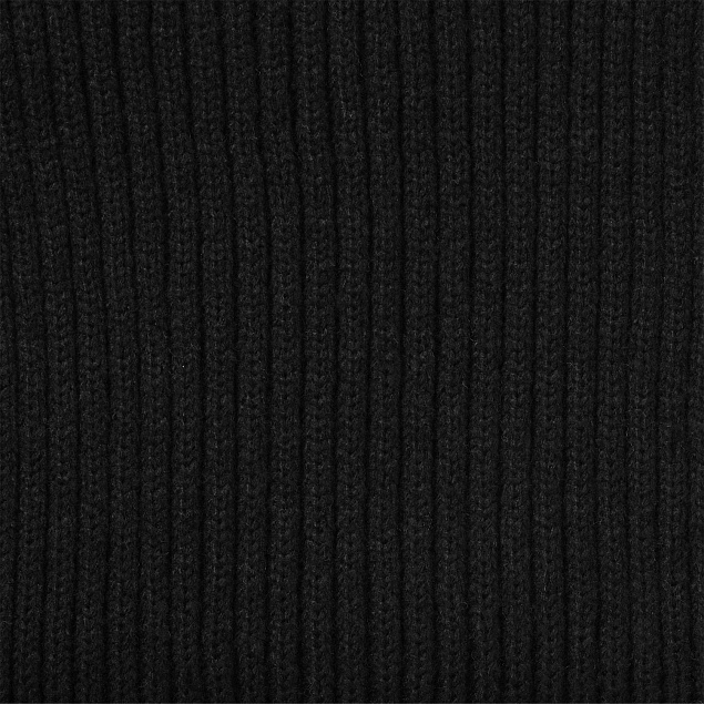 Шарф Forges вязаный, черный с логотипом в Санкт-Петербурге заказать по выгодной цене в кибермаркете AvroraStore