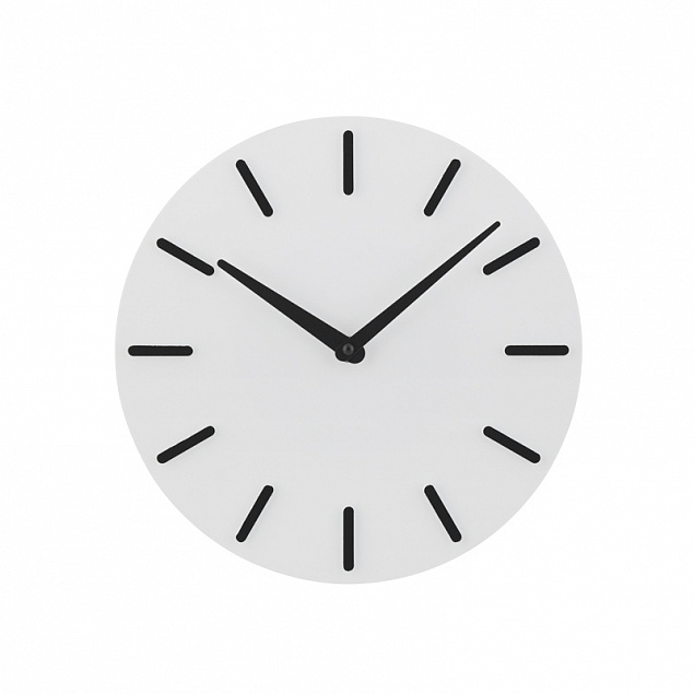 Часы настенные, белые с логотипом в Санкт-Петербурге заказать по выгодной цене в кибермаркете AvroraStore