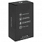Беспроводная колонка Nano Lite, серебристая с черным с логотипом в Санкт-Петербурге заказать по выгодной цене в кибермаркете AvroraStore
